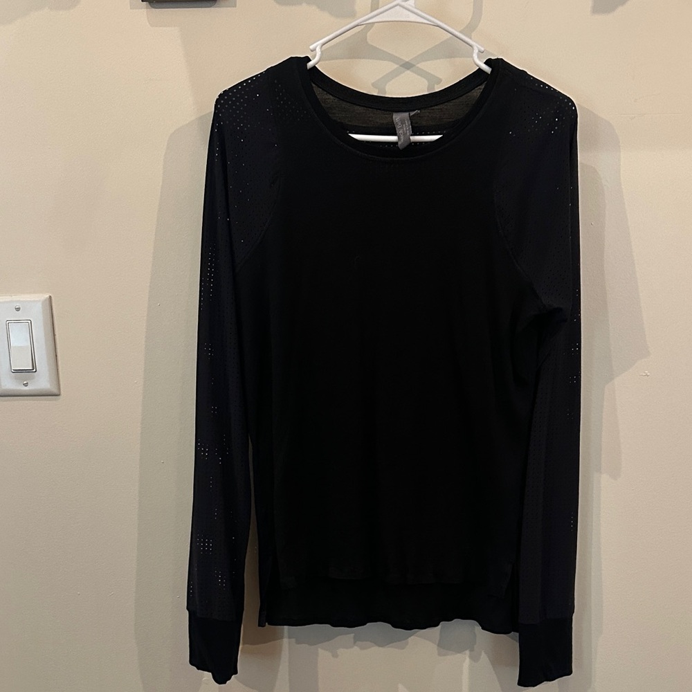 Sweaty Betty Black Long Sleeve Tee